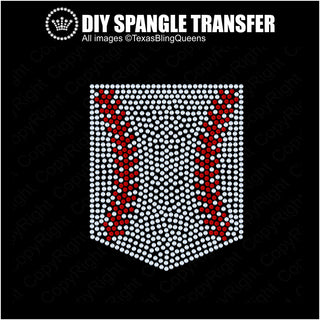 Pocket Baseball (Pack of 4) Spangle Transfer #1511