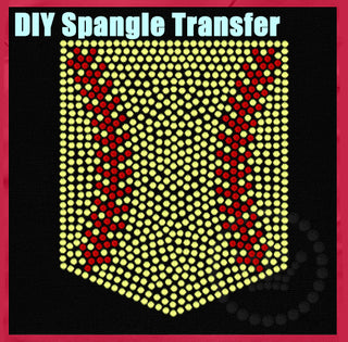 Pocket Softball (Pack of 4) Spangle Transfer #1511