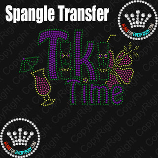 Tiki Time Spangle Transfer #2016