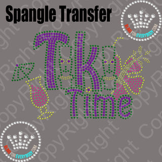 Tiki Time Spangle Transfer #2016