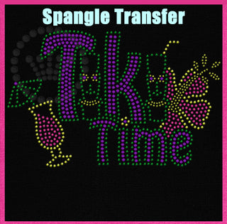 Tiki Time Spangle Transfer #2016