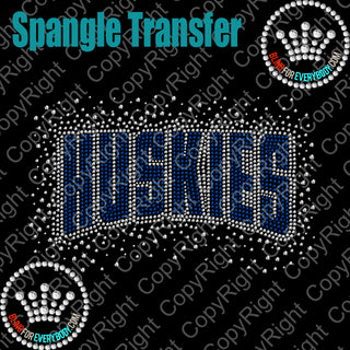Huskies Arch with Scatter #23780