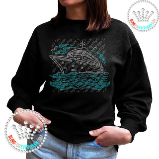 Cruise Ship with Waves Spangle Transfer #24998