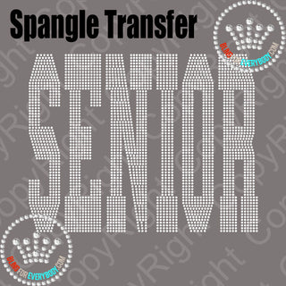 Senior Large Collegiate Spangle Transfer #25252