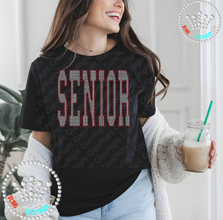 Senior Large Collegiate Spangle Transfer #25252