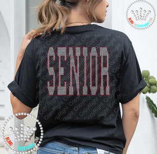 Senior Large Collegiate Spangle Transfer #25252