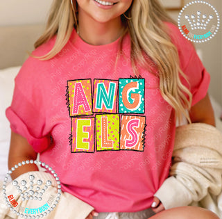 Angels Box Neon Unisex Short Sleeve Tee #27142