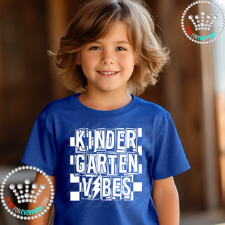 Kindergarten Vibes White Graphic Print Unisex Short Sleeve Tee #27438