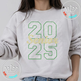 Senior 2025 Stacked Spangle Transfer #28056