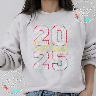 Senior 2025 Stacked Spangle Transfer #28056