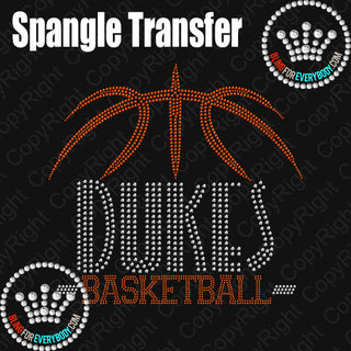 Dukes Basketball Arch Spangle Transfer #28467