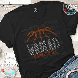 Wildcats Basketball Arch Spangle Transfer #28469