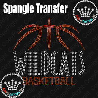 Wildcats Basketball Arch Spangle Transfer #28469