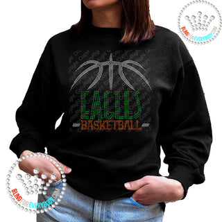 Eagles Basketball Arch Spangle Bling Unisex Sweat #28472