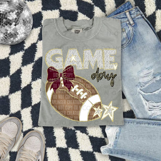Football Game Day PICK YOUR BOW COLOR