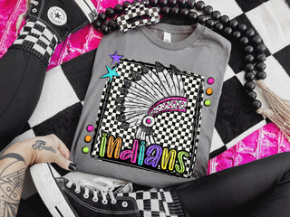 Indians Preppy Bright Spirit Wear Tee