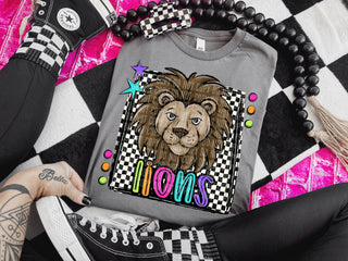 Lions Preppy Bright Spirit Wear Tee