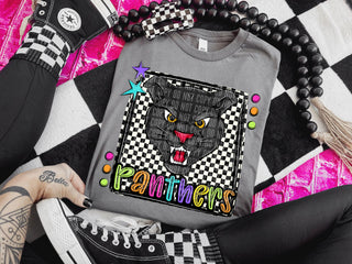 Panthers Preppy Bright Spirit Wear Tee