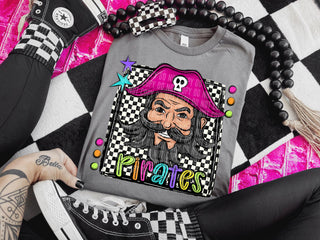 Pirates Preppy Bright Spirit Wear Tee