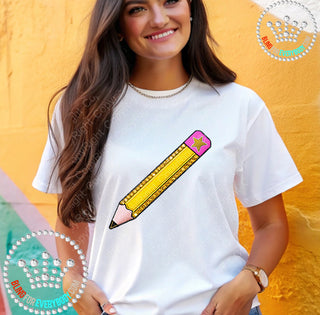 Pencil Faux Bling DTF Transfer #29983