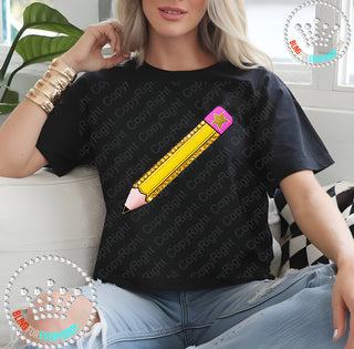 Pencil Faux Bling DTF Transfer #29983