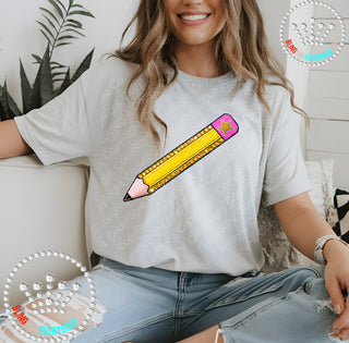 Pencil Faux Bling DTF Transfer #29983