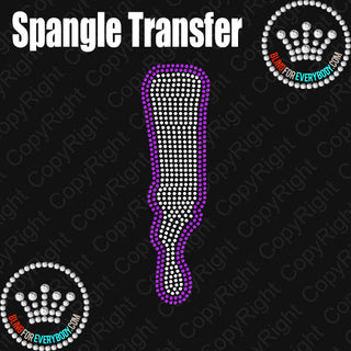 Drip Number 0-9 Spangle Transfer #30121