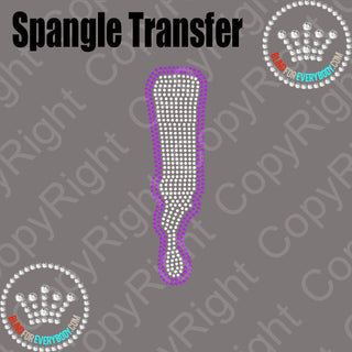 Drip Number 0-9 Spangle Transfer #30121