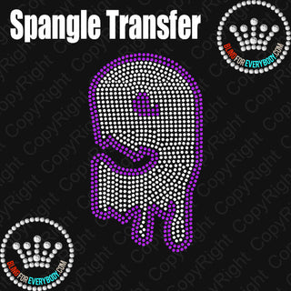 Drip Number 0-9 Spangle Transfer #30121