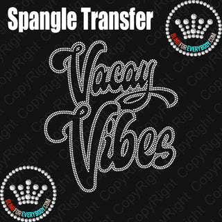 Vacay Vibes One Color Spangle Transfer #30142