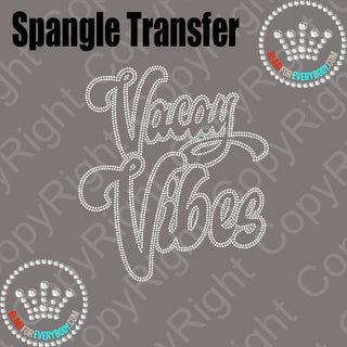 Vacay Vibes One Color Spangle Transfer #30142