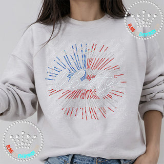 Liberty Fireworks Patriotic Spangle Transfer #30163