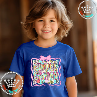 Brushstroke Bow YOUTH Short Sleeve Tee