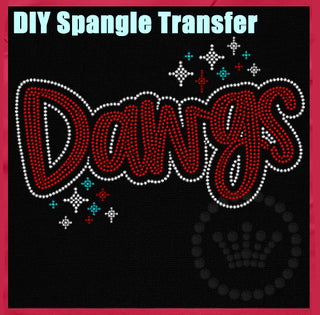 Dawgs with Sparkles Spangle Transfer