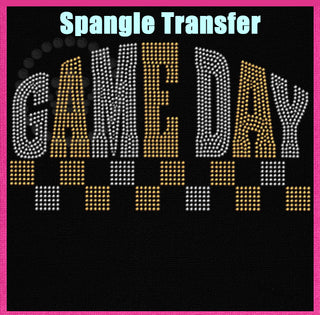 Game Day Arch with Checkerboard Spangle Transfer #32175