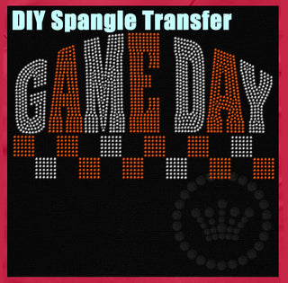 Game Day Arch with Checkerboard Spangle Transfer #32175