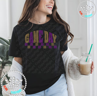 Game Day Arch with Checkerboard Spangle Transfer #32175