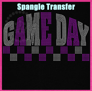 Game Day Arch with Checkerboard Spangle Transfer #32175
