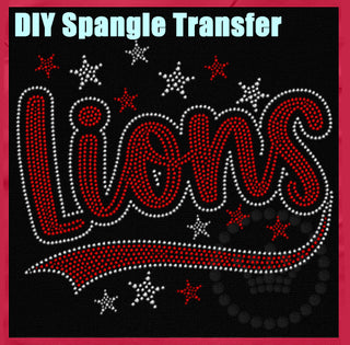 Lions with Tail and Stars Spangle Transfer #32179