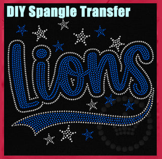 Lions with Tail and Stars Spangle Transfer #32179