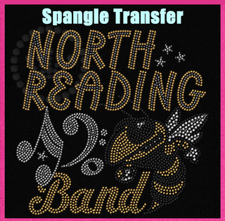 North Reading Band Spangle Transfer