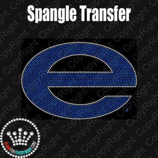 Evangel Christian Academy E 10 Inch Spangle Transfer #32225