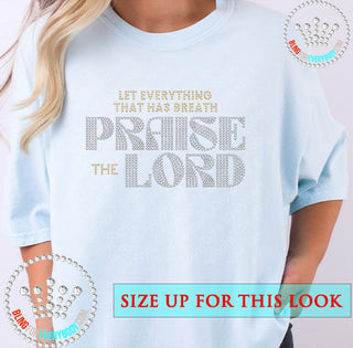 Let Everything that Has Breath Praise the Lord 11-inch Spangle Transfer