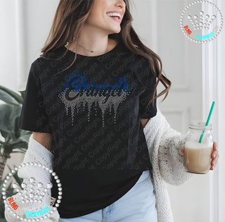 Evangel Scatter with Drip Straight Split Spangle Transfer #32251