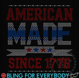 American Made Since 1776 Spangle Transfer
