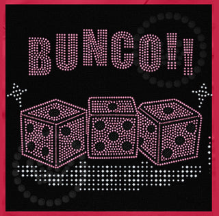 Bunco Dice Spangle Transfer