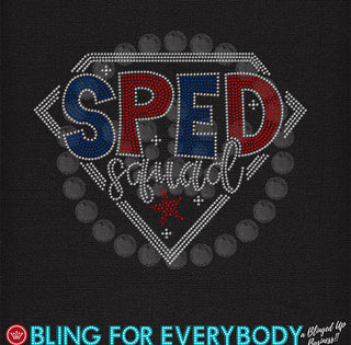 SPED Squad Shield Spangle Transfer