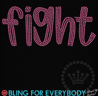Fight Cancer Spangle Transfer