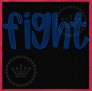 Fight Cancer Spangle Transfer