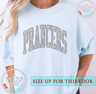 Prancers Oversize Arch Spangle Transfer